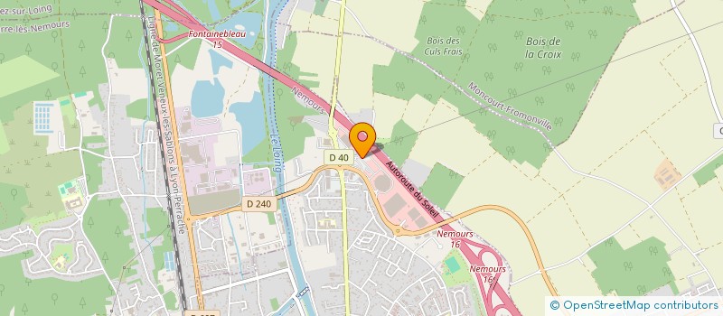 localisation de l'entreprise THOMLAUR  NEMOURS