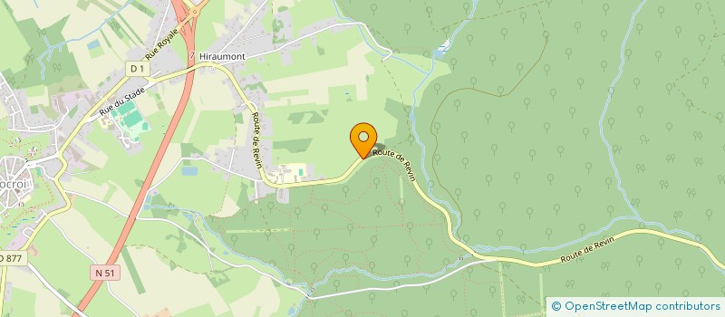 localisation de l'entreprise THOMLINE  ROCROI