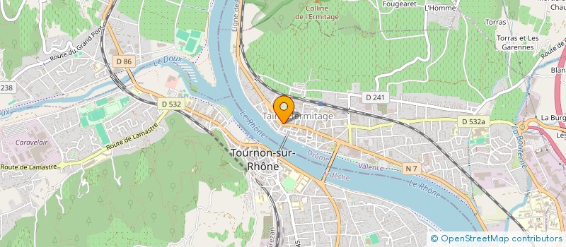 localisation de l'entreprise THOMLONE  TAIN-L'HERMITAGE