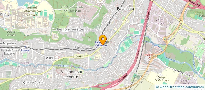 localisation de l'entreprise THOMMAX  PALAISEAU