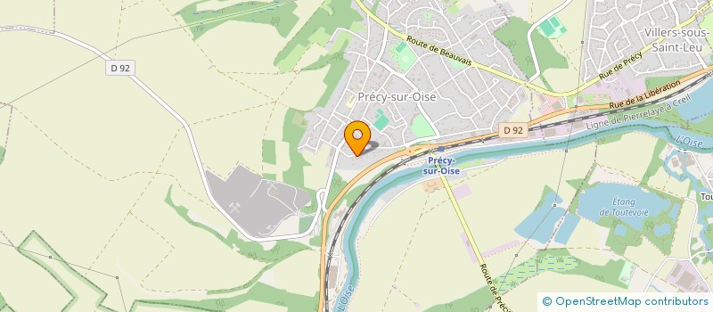 localisation de l'entreprise THOMNIDE I  PRECY-SUR-OISE