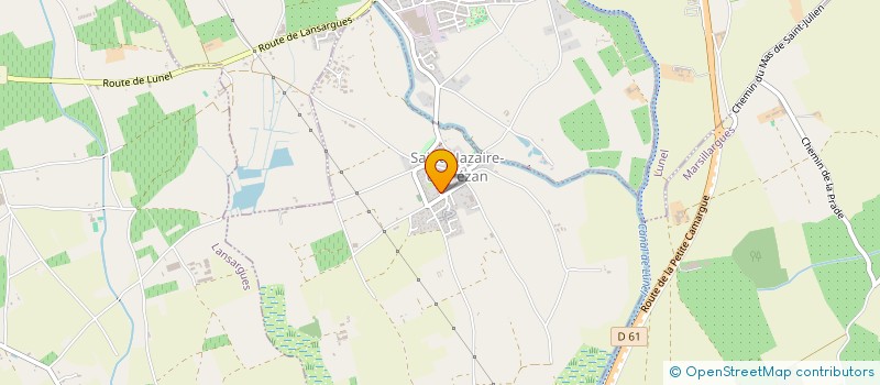 localisation de l'entreprise THOMOLI  SAINT-NAZAIRE-DE-PEZAN