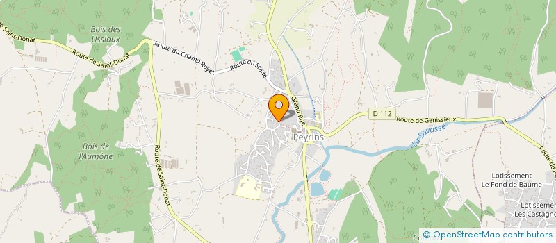 localisation de l'entreprise THOMOLIV  PEYRINS