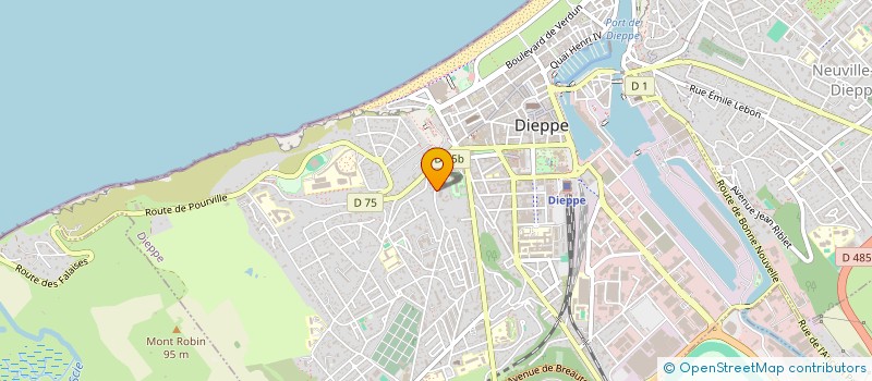 localisation de l'entreprise THOMPAU DIEPPE  DIEPPE