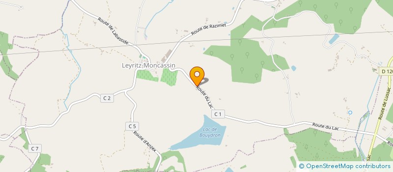 localisation de l'entreprise THOMRIC  LEYRITZ-MONCASSIN