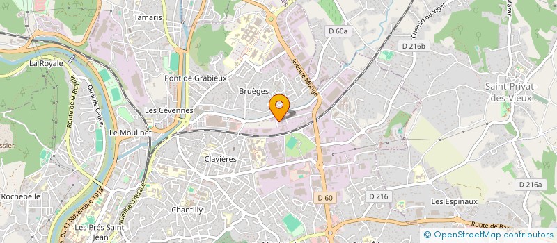 localisation de l'entreprise THOMRINE  ALES