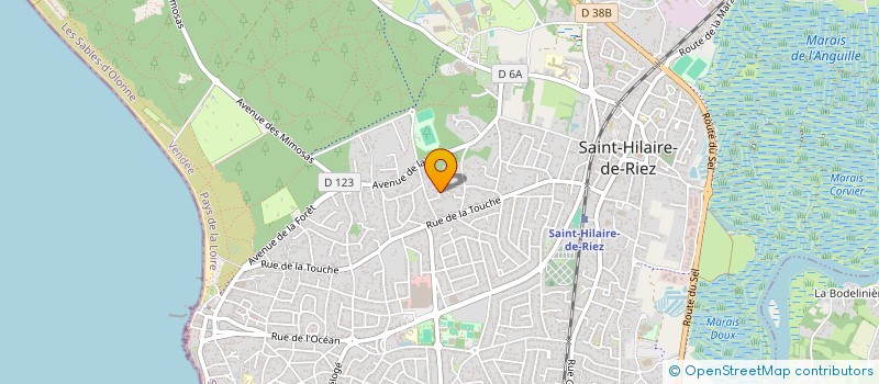 localisation de l'entreprise THOMSEA à SAINT-HILAIRE-DE-RIEZ
