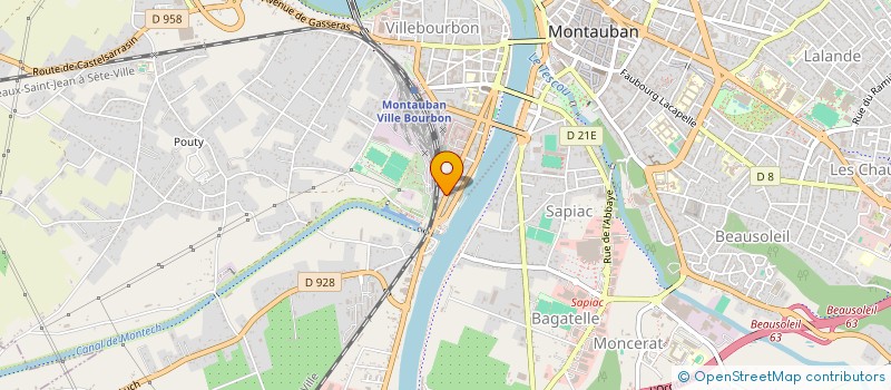 localisation de l'entreprise THOMSEN ET BALARAN  MONTAUBAN