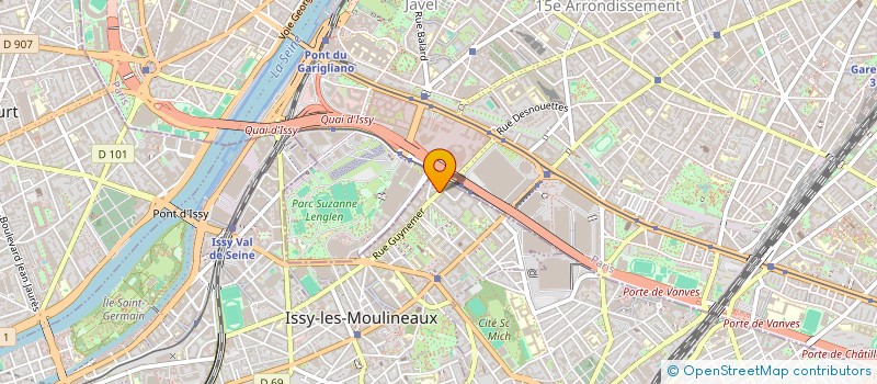 localisation de l'entreprise THOMSON ANGERS à ISSY-LES-MOULINEAUX