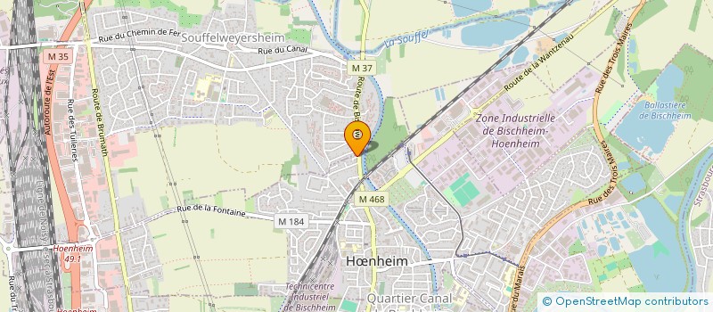 localisation de l'entreprise THOMTHI  HNHEIM