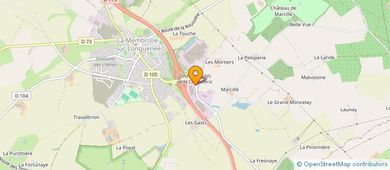 localisation de l'entreprise THOMTIMEO  BOUCHEMAINE