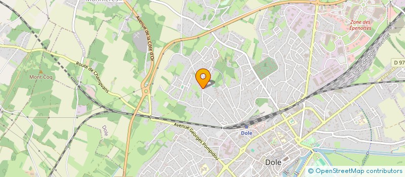 localisation de l'entreprise THOMYE à DOLE
