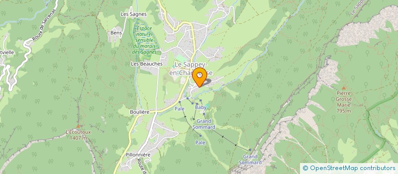 localisation de l'entreprise THOMYRE BIGOT  LE SAPPEY-EN-CHARTREUSE