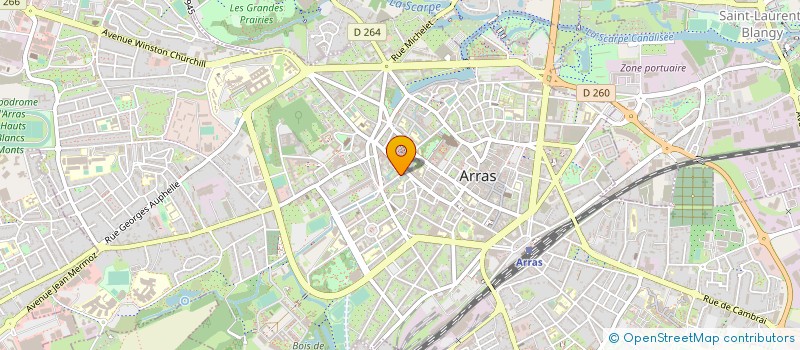 localisation de l'entreprise THOMZCAPER à ARRAS