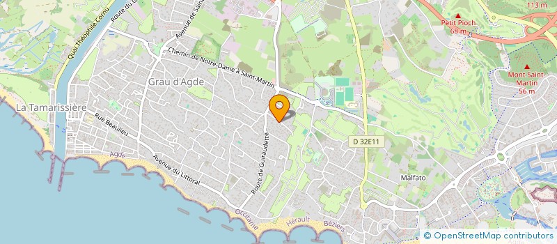 localisation de l'entreprise THONIC à AGDE