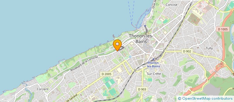 localisation de l'entreprise THONON DREAM à THONON-LES-BAINS