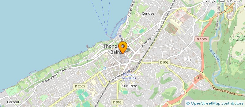 localisation de l'entreprise THONON KEBAB à THONON-LES-BAINS