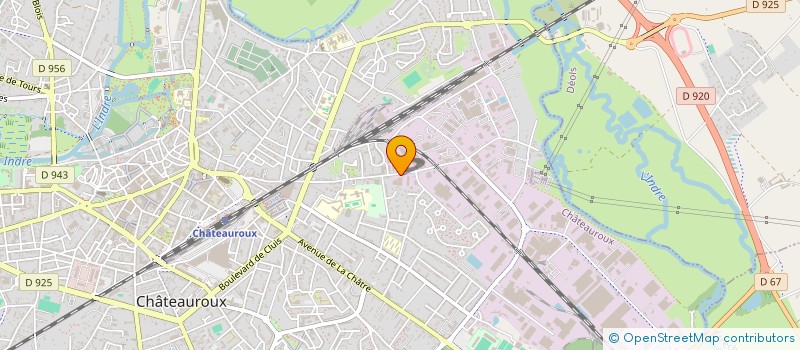 localisation de l'entreprise THOONSEN INTERNATIONAL  CHATEAUROUX