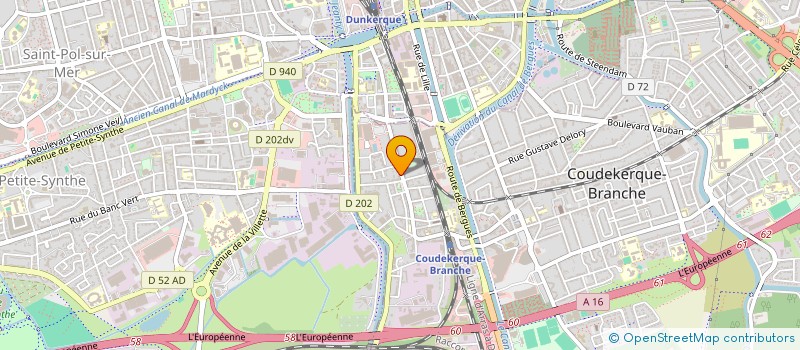 localisation de l'entreprise THOORIS  COUDEKERQUE-BRANCHE