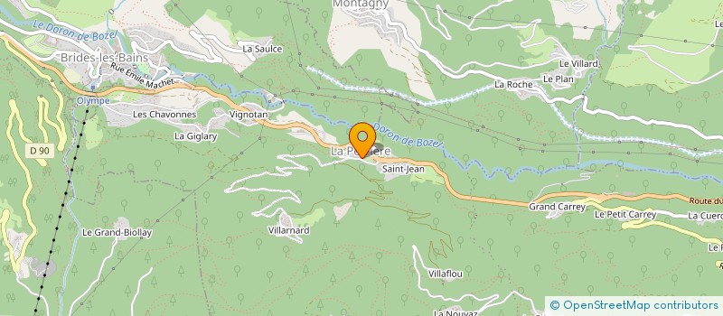 localisation de l'entreprise THOORISCORP à COURCHEVEL