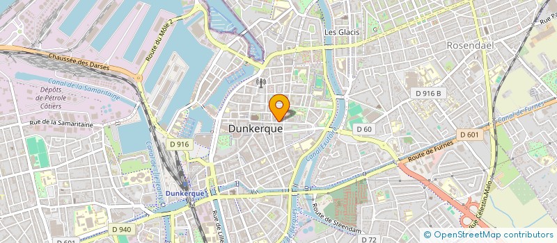 localisation de l'entreprise THOORISH à DUNKERQUE