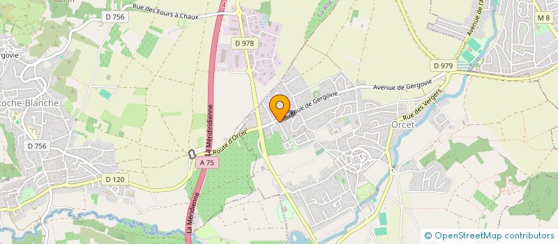 localisation de l'entreprise THOPALLO  ORCET