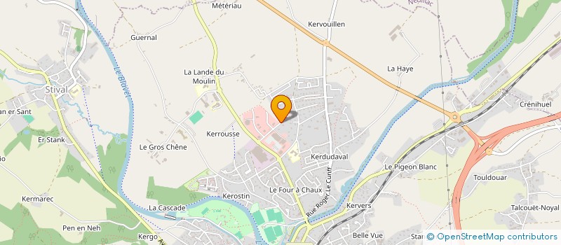 localisation de l'entreprise THOPAU  PONTIVY