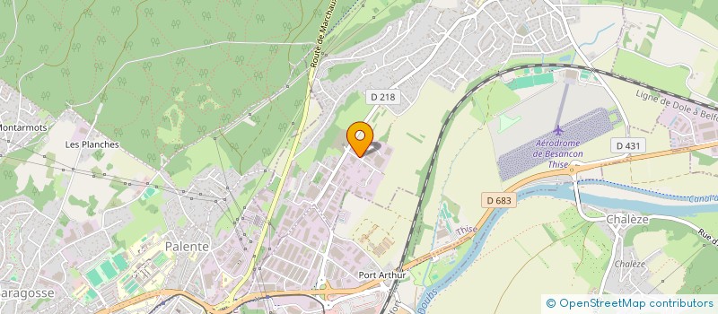 localisation de l'entreprise THOPAZE à THISE