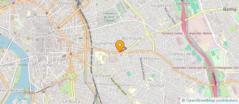 localisation de l'entreprise THOR à TOULOUSE