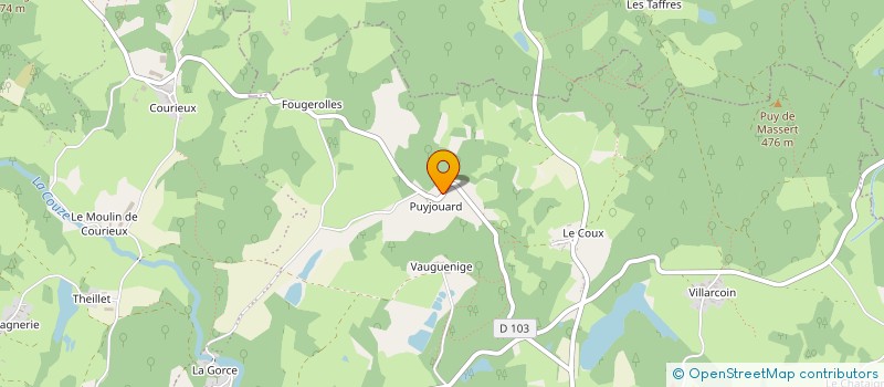 localisation de l'entreprise THOR à SAINT-PARDOUX-LE-LAC