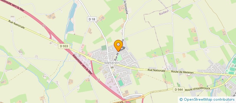 localisation de l'entreprise THOR  METEREN