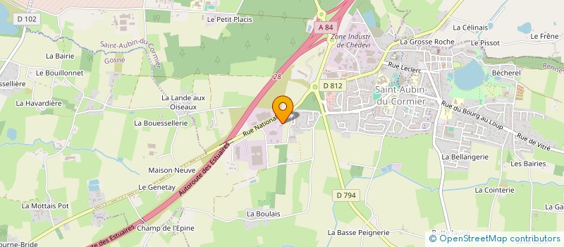 localisation de l'entreprise THOR AUTOMOBILES  ROMAGNE