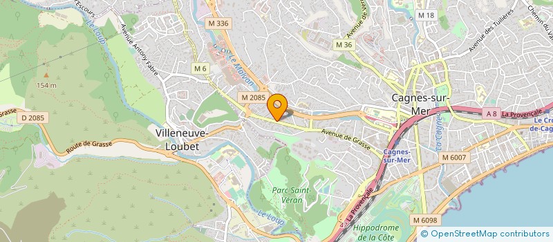 localisation de l'entreprise THOR BATI à CAGNES-SUR-MER