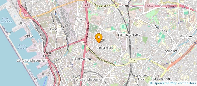 localisation de l'entreprise THOR BATIMENT  MARSEILLE