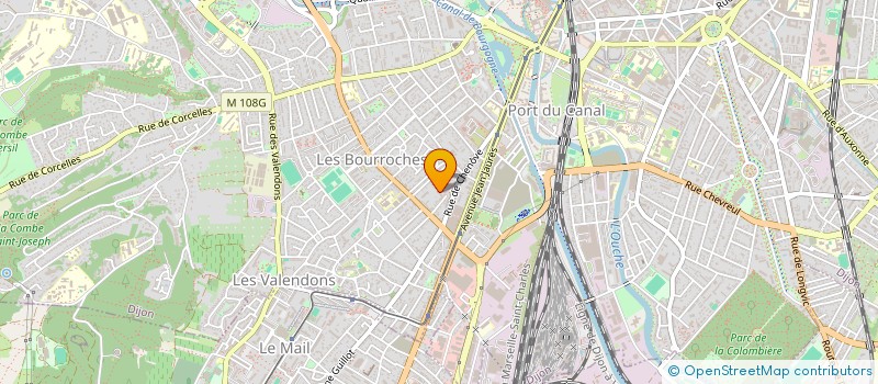localisation de l'entreprise THOR EXPRESS à DIJON
