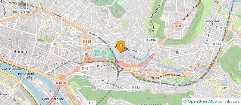 localisation de l'entreprise THOR GROUP  ROUEN