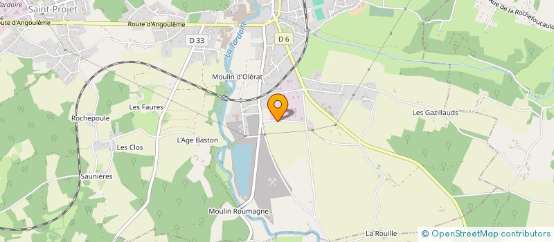 localisation de l'entreprise THOR'INVEST à LA ROCHEFOUCAULD-EN-ANGOUMOIS