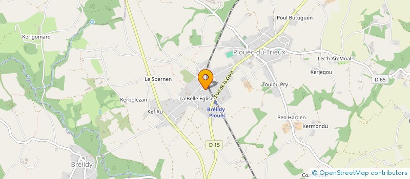 localisation de l'entreprise THORAVAL TP  SAINT-PEVER