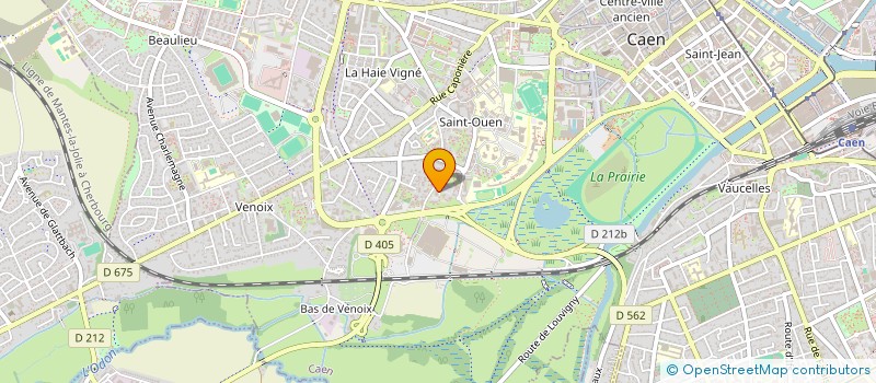 localisation de l'entreprise THORAX à CAEN