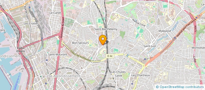 localisation de l'entreprise THORAYA TRANSPORT à MARSEILLE