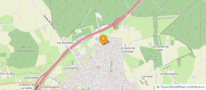 localisation de l'entreprise THORE IMMOBILIER  THORIGNE-FOUILLARD