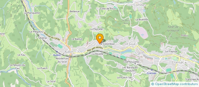 localisation de l'entreprise THOREL SEBASTIEN à AUBIN
