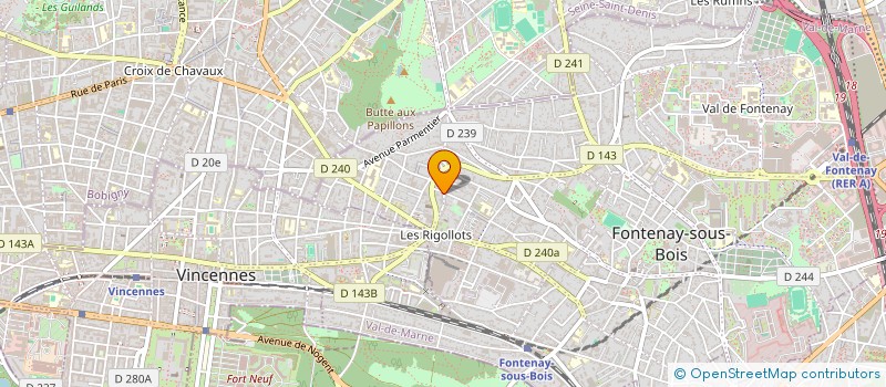 localisation de l'entreprise THOREM à FONTENAY-SOUS-BOIS
