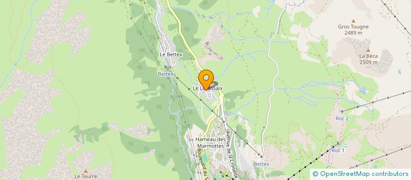 localisation de l'entreprise THORENS COIFFURE  LES BELLEVILLE