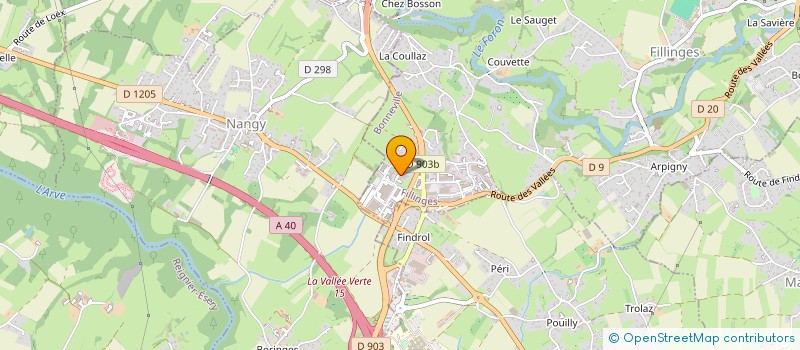 localisation de l'entreprise THORENS ENERGIES à FILLINGES