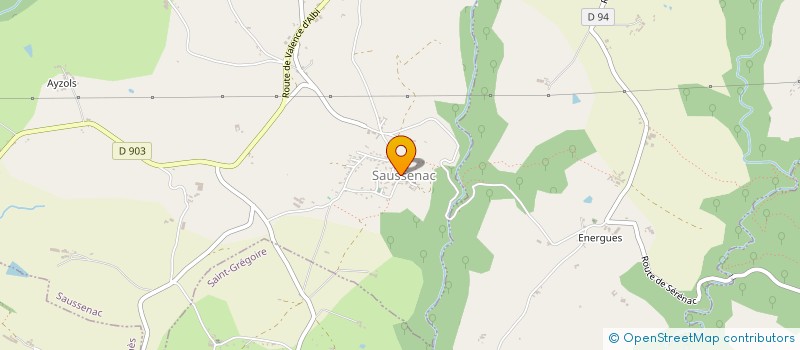 localisation de l'entreprise THORETERRA  SAUSSENAC