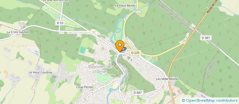 localisation de l'entreprise THORETON à BAGNOLES-DE-L'ORNE-NORMANDIE