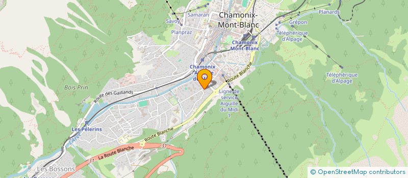 localisation de l'entreprise THORGAL  CHAMONIX-MONT-BLANC