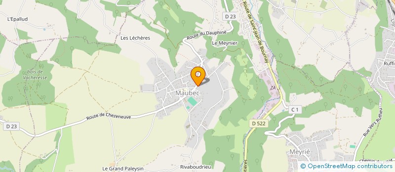 localisation de l'entreprise THORIN INVESTMENT  MAUBEC