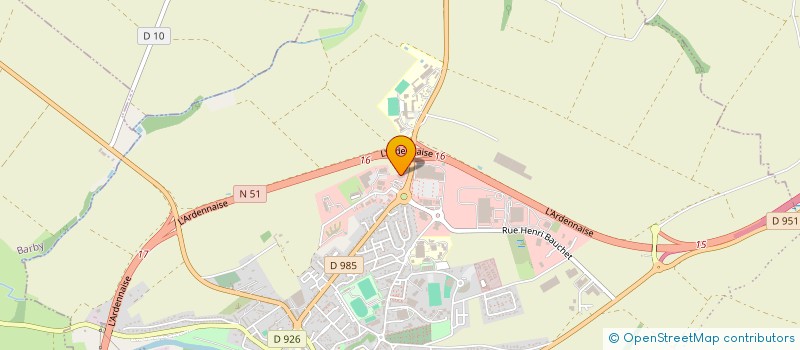 localisation de l'entreprise THORIUM  RETHEL